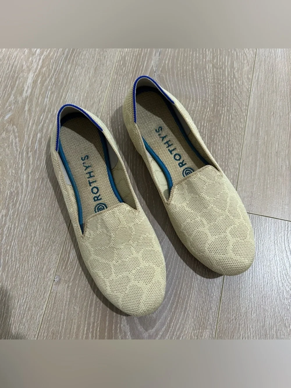 Rothy’s The Loafer Shoes Sahara Gold Giraffe Print Size Women’s 8.5 - Picture 7 of 11
